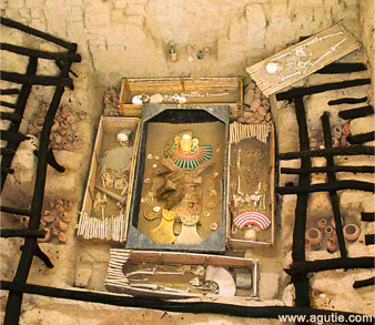 Sipan tomb in Peru